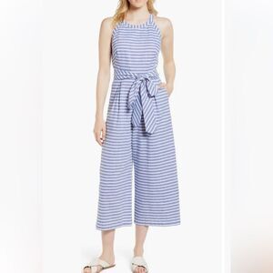NWT 1901 Striped Jumpsuit Nordstrom  US 8